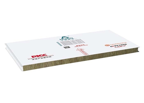satın al GMP Standart Isı İzolasyonu Yangın Önleme için Kaya Yılı Sandviç Paneli online manufacture