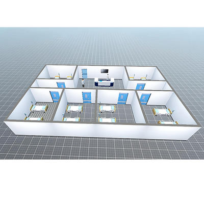 satın al Huuao ISO 8 Standard Medical Filling Machine Cleanroom Modular Clean Room Solution online manufacture