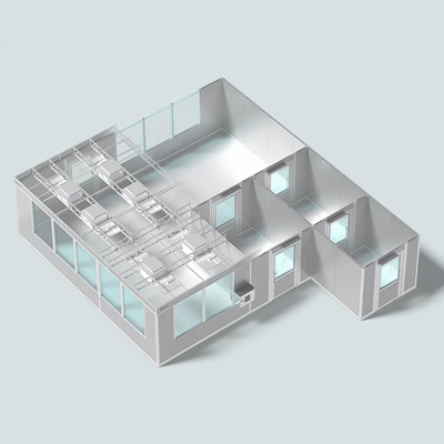satın al Huuao Customized Solution Class 8 Prefabricated 50mm Sandwich Panel Modular Cleanroom GMP Workshop for Cosmetics or Food Factory online manufacture