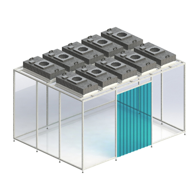 satın al Huuao Pharmaceutical Clean Booth Hard Wall Modular Mobile Cleanroom Custom Cleanroom Softwall Portable HVAC Modular Clean Room Mini Cleanroom online manufacture