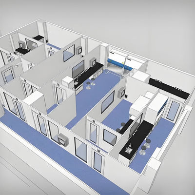 satın al Huaao Class 100 Customized Clean Room Projects Gmps Modular Cleanroom for Pharmaceutical GMP Clean Room Professional Design Dust-Free Clean Room Modular Cleanroom Class 5/6/7/8 100/10000/100000 online manufacture