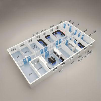 satın al Huaao Modular Cleanroom Design and Manufacturing Cost Effective Class100~Class100000 Clean Room Dust Free Clean Room Modular Cleanroom online manufacture