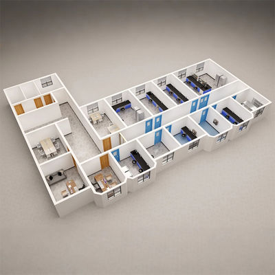 satın al Huuao ISO7 ISO8 GMP Cleanroom Modular Clean Room Class 100 Customized Clean Room Engineering Clean Room Project GMP/ISO Clean Room for Pharmaceutical Modular Cleanroom System Project with CE Certifica online manufacture