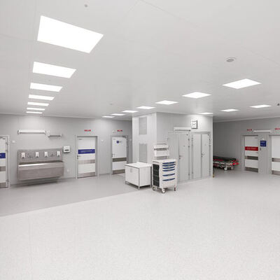 satın al Huaao Pharma Laboratuvar Fabrikası Modern Modüler ISO5 HVAC Sistemi Asptik Anahtarlı Temizlik Projesi İlaç Endüstrisi Çevrimiçi üretim