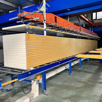 Huuao Yangın geçirmez 50mm 70mm 100mm 150mm PU yalıtımlı sandviç duvar paneli ile yalıtımlı PU sandviç duvar paneli bina için fiyat