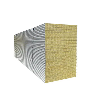 HUAAO Temiz Oda Duvar İnşaatı Toz Kanıtlı Isıtmalı Kaya Yün Panelleri